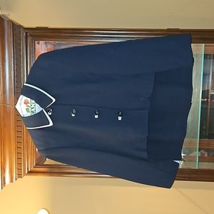 Women's navy blue suit